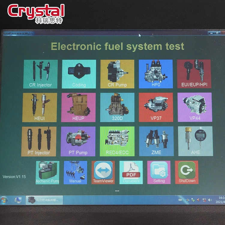 Small Size EPS205 Common Rail Injector Test Bench Diesel Fuel System