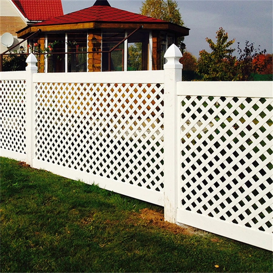 PVC Fence Profile 1.5" X 5.5" Lattice Rail