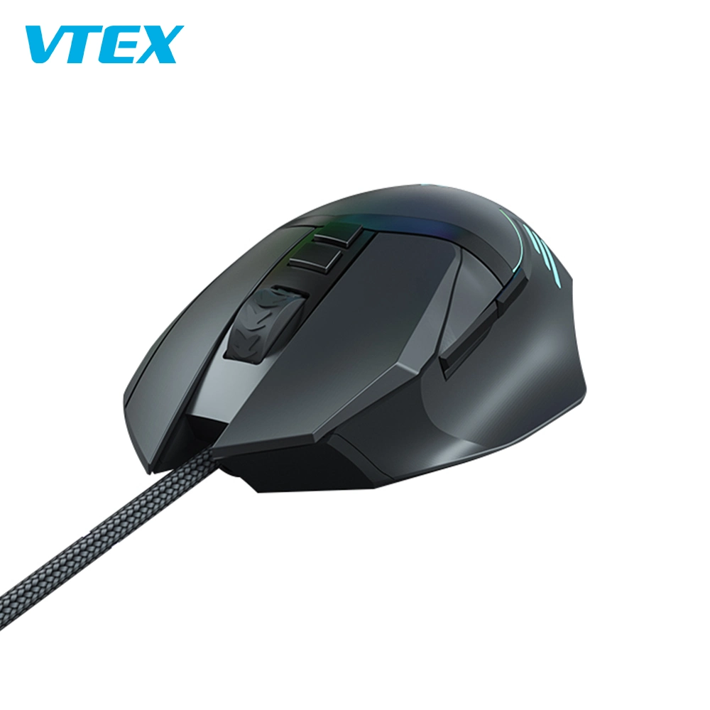 Professionelle wettbewerbsfähige Maus mechanisch ergonomische RGB Optische 6-fach schaltbar 8d Kabelgebundene Gaming-Maus