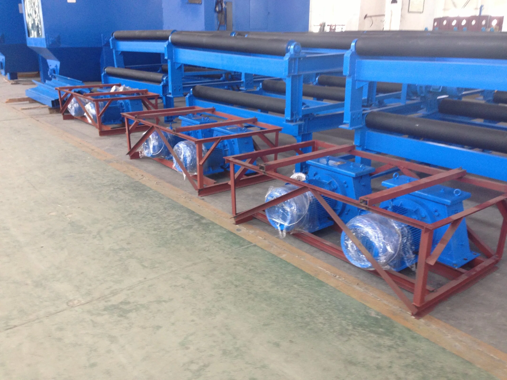 Roller Conveyor Abrasive Shot Blasting Cleaningg Machine for H Beam