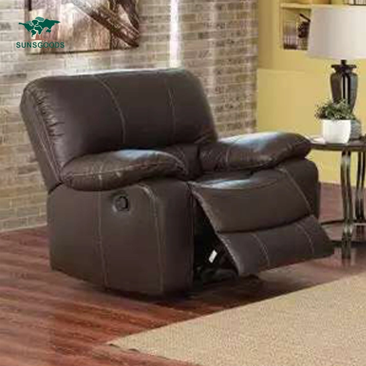 Best Selling Modern Furniture Genuine Leather Home Lounge Chair, Modern Corner Leather Sets