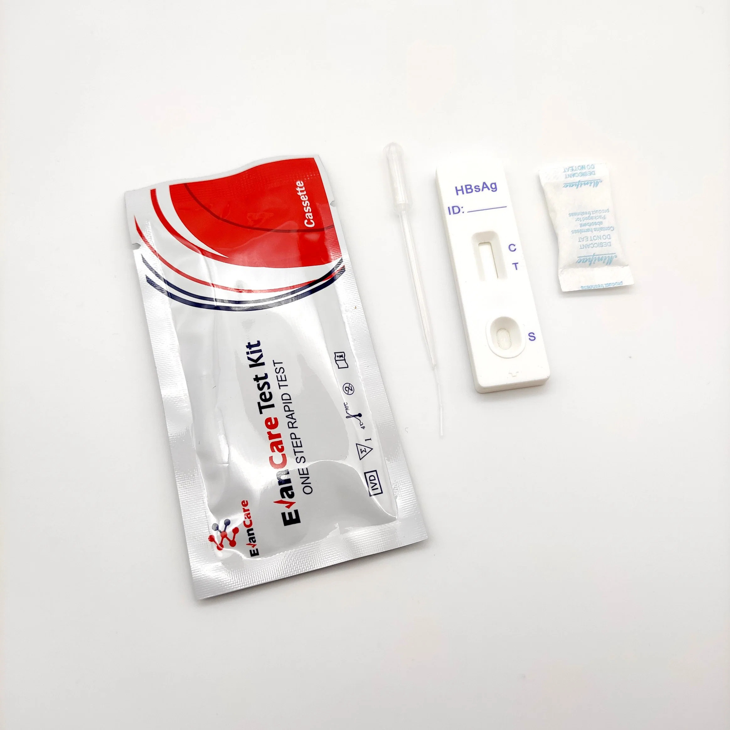 Cassette de bande de test rapide de l'aghbs antigène de kit pour diagnostic médical