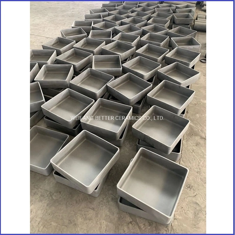 Corrosion resistance and peeling resistance Sisic crucible