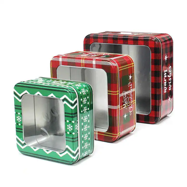 2020 OEM New Design Christmas Gift Tin