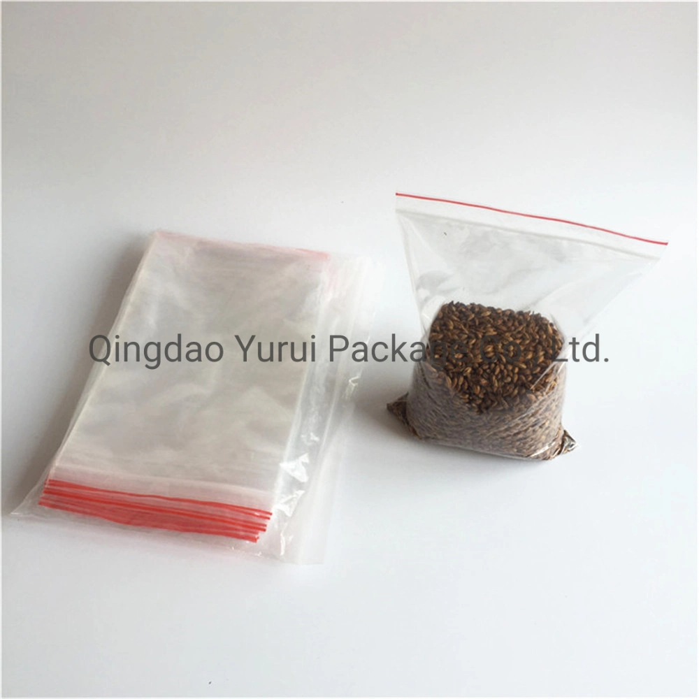 Resealable LDPE Clear Plastic Ziplock Bags