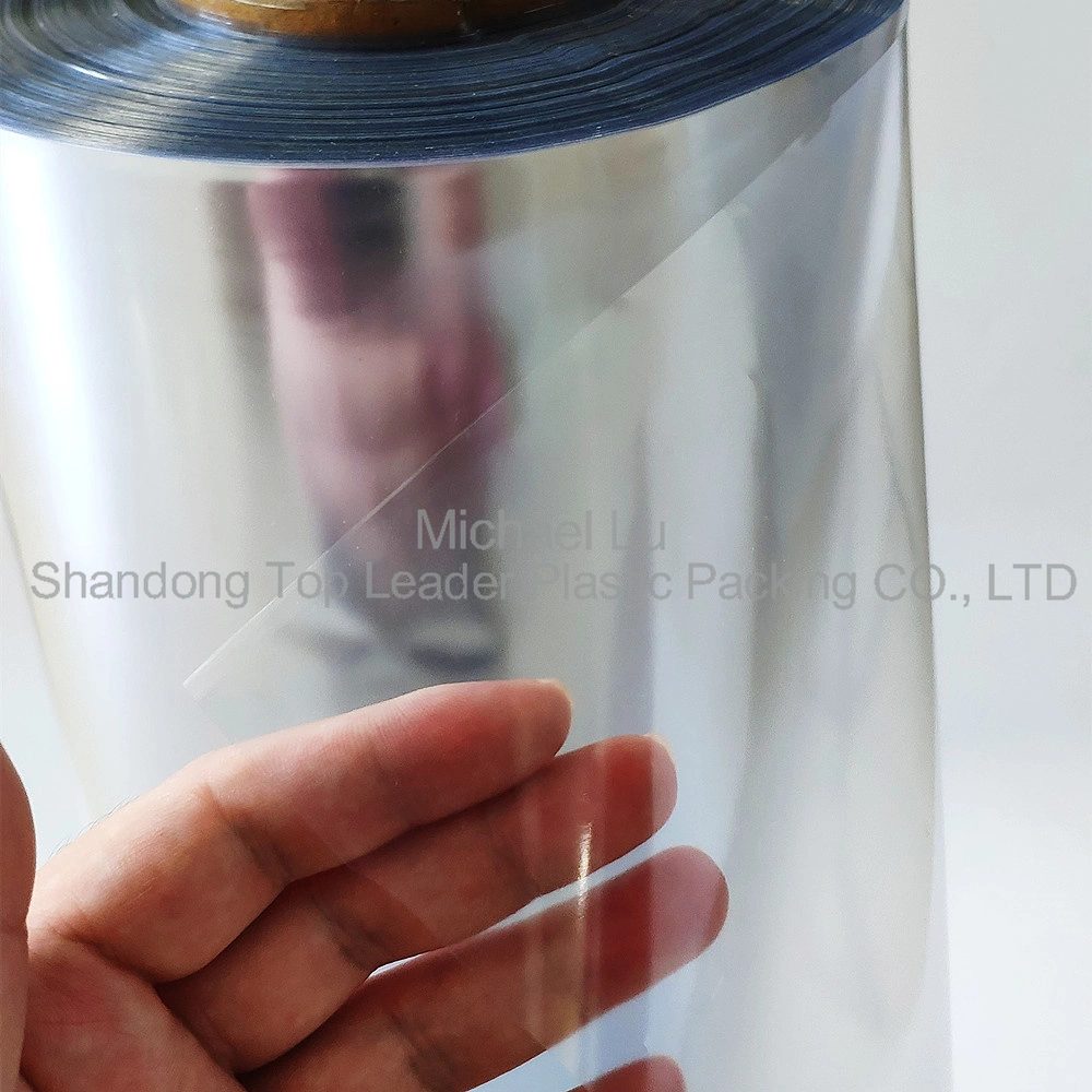 60 Micron Clear PVC Film to Produce High Barrier Cold Form Blister Alu-Alu