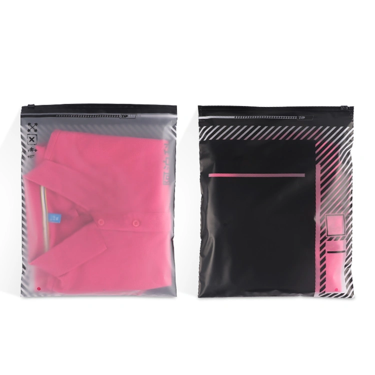 OEM Packaging Bags for Clothing Clear Ziplock Zipper PE Plastic Bags