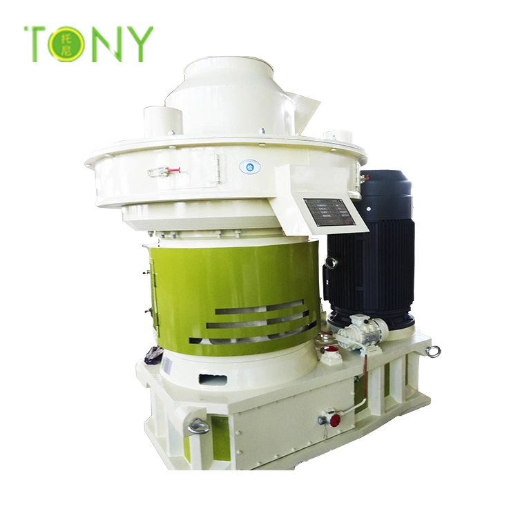 Tony Professional Design Vertical Ring Die Wood Sawdust Shaving Pellet Machine