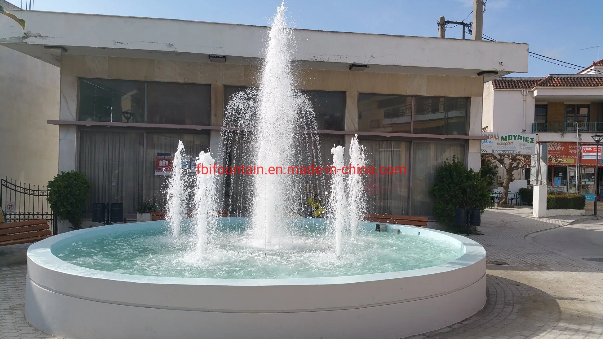 Customized Pond Musical Water Dancing Fountain with LED Lights