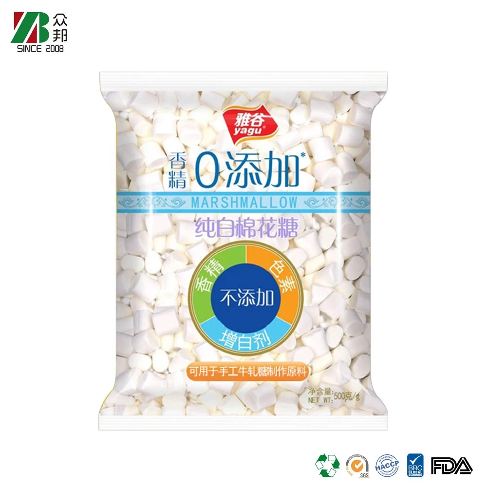 Custom printing food grade plastic packaging bags for cotton candy