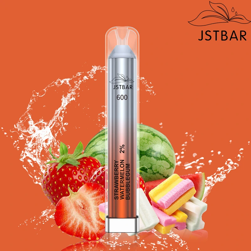 JST Factory Fabricant Vape Pen jetable 600 Puff Bar 550 mAh Évaporateur 5 % NIC