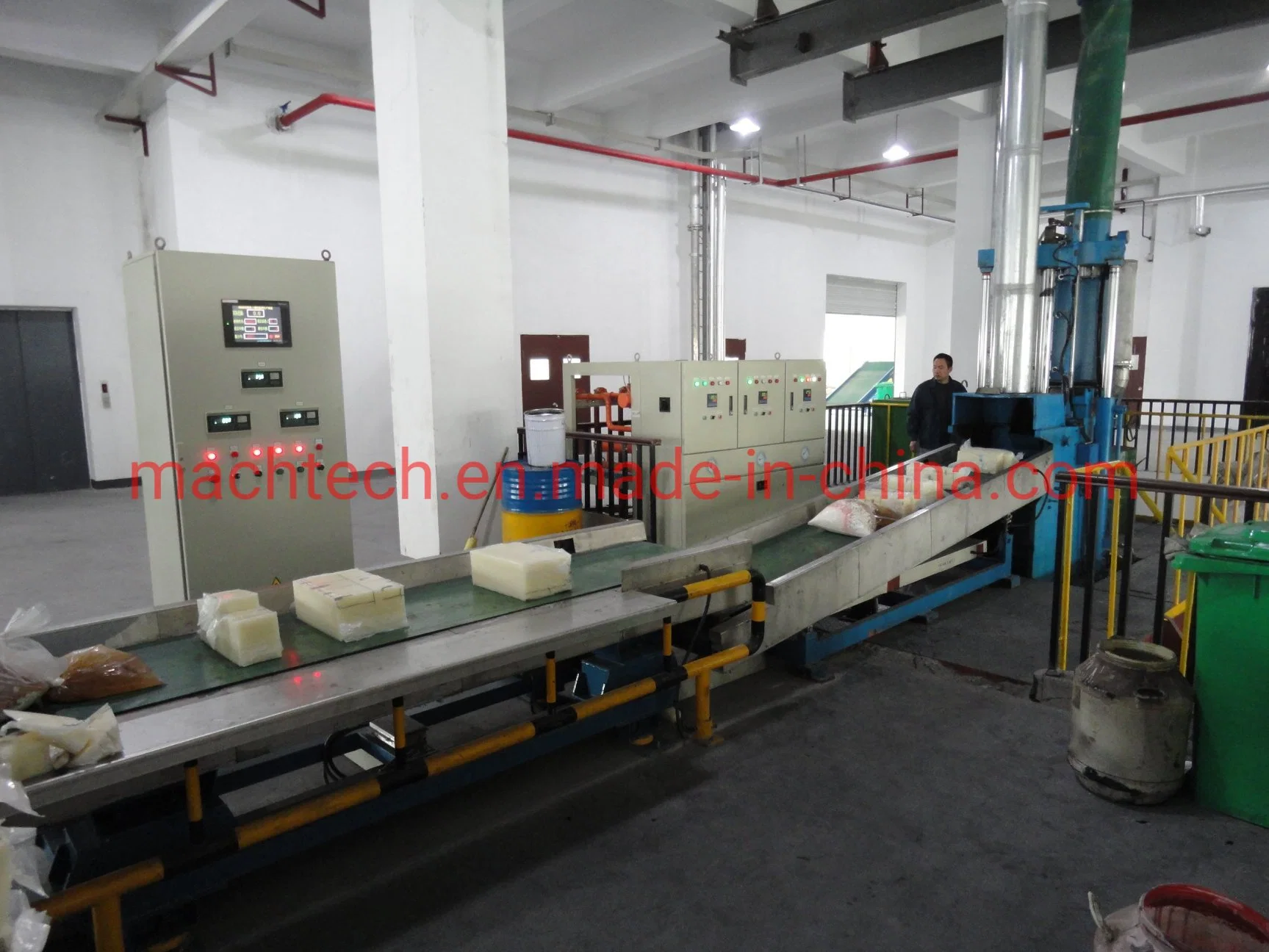 PLC Control System Plastic High Speed Mixer Powder Automatic Batching System