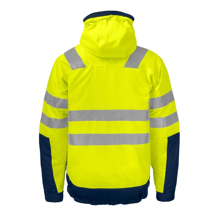 Veste de travail de chaussée Hi Viz travailleur de la sécurité de l'aéroport de construction