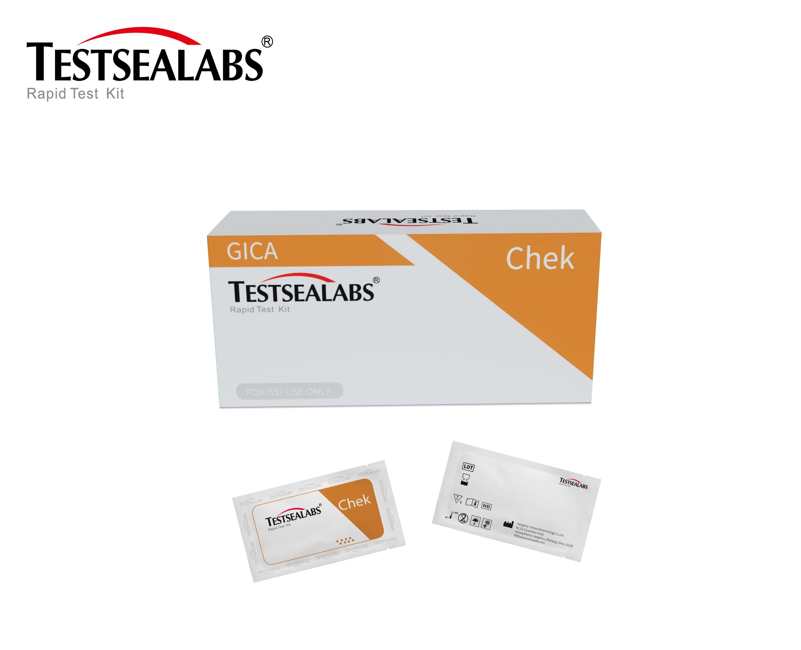 Testseabs Test Tri-Line HIV 1/2 Kit de detección rápida infecciosa Cassette/tira