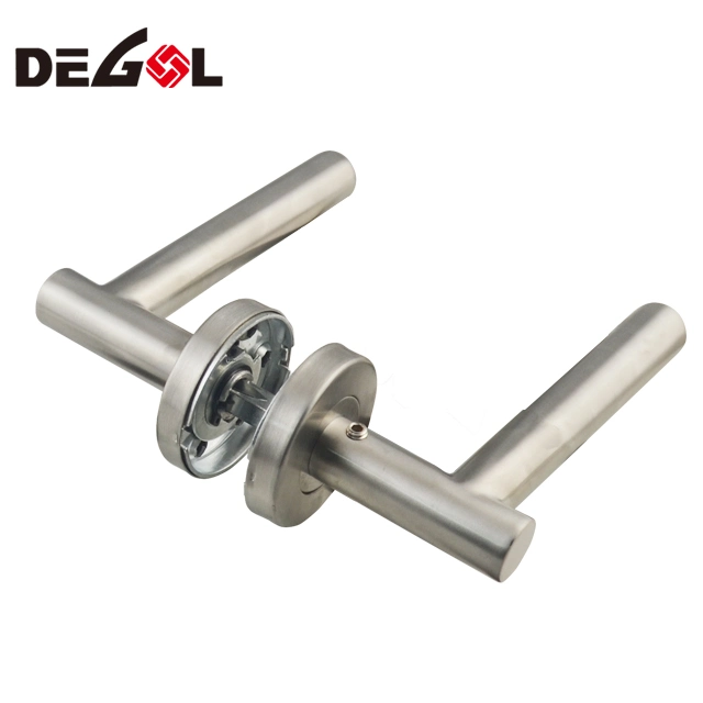 Round Shape Sliding Knob Door Handle for Furniture Shower SUS 304 Stainless Steel Door Lock