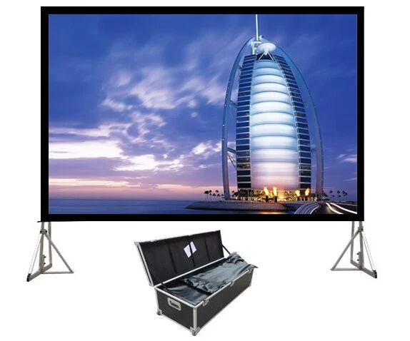 120" Fast-Fold Front/Rear Projection Screen/Fast Fold Screen/Large Outdoor Projection Screens