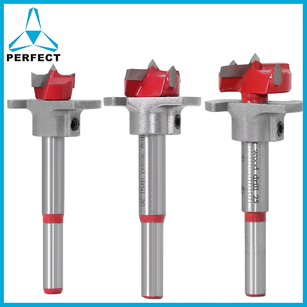 High quality/High cost performance Woodworking Adjustable Forstner Power Tools for Smooth Finish Flat Bottomed Holes Hinge Boring Wood Drill Bits