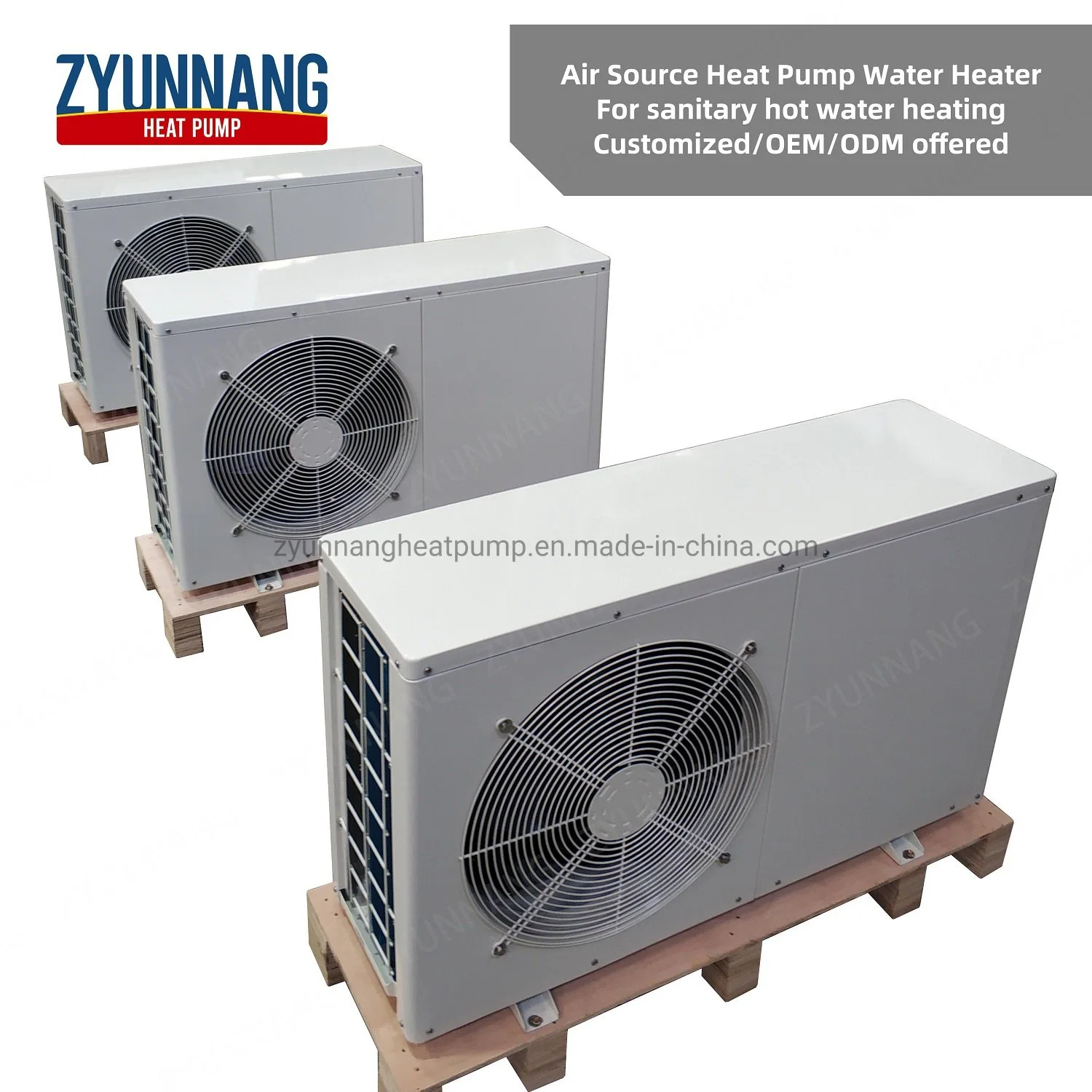 Factory Produced R410A on off Air Source Heat Pump for Home Use