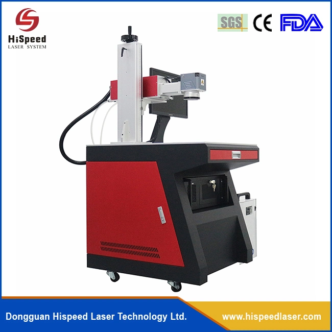 High Marking Speed Plastic Porducts UV Laser Marking Machine with FDA Approved