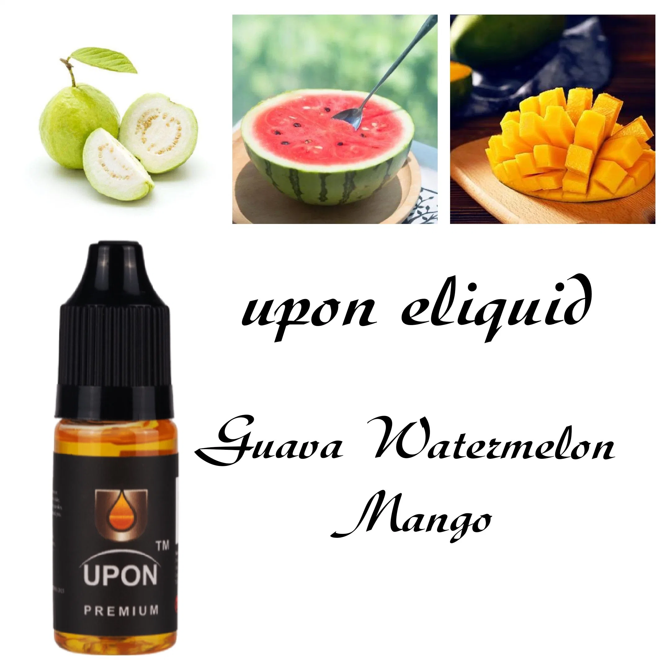 Vape Ejuice desechables Guayaba mango, sandía sabor Dual 50mg