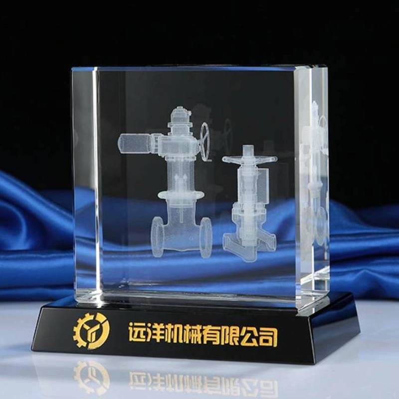 Chinesische Fabrik Großhandel/Lieferant Custom Souvenir Geschenk Enterprise hochwertige Dekoration 3D Crystal Crafts