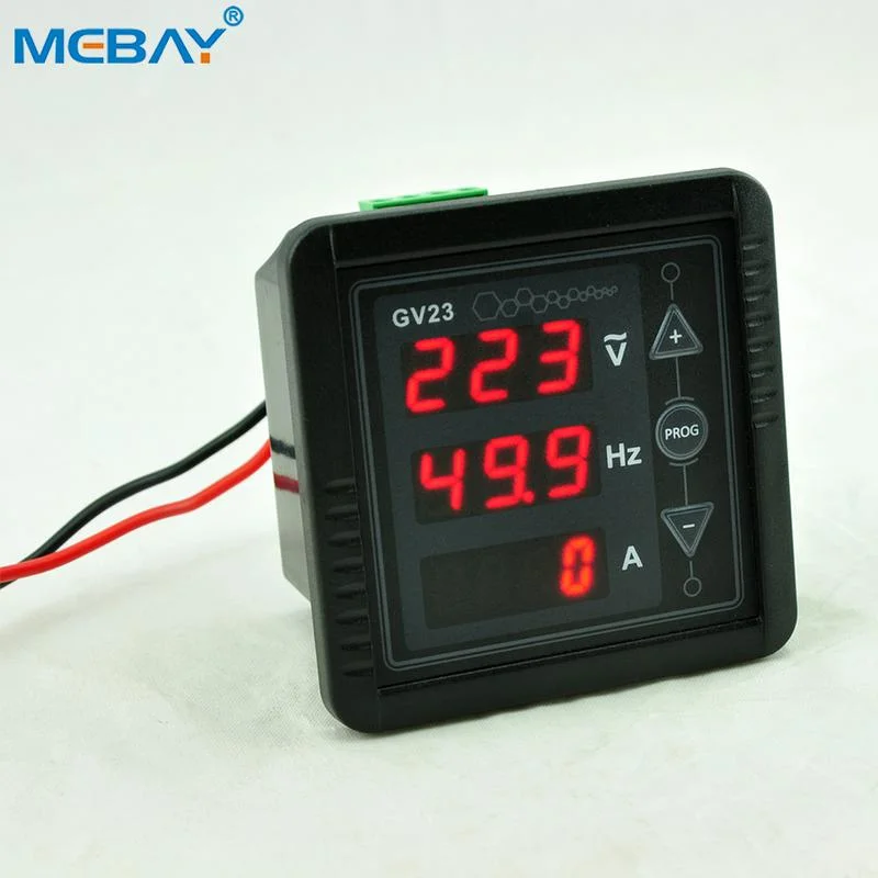 Mebay Electric Generator Power Smart Analog Digital Energy Meter Gv23 Single Phase Voltage Frequency Ampere Current Meter