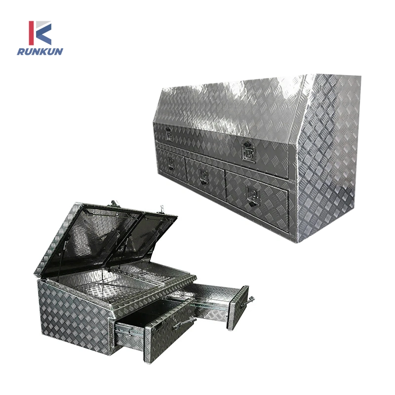 Supply Car Aluminum Magnesium Alloy Toolbox with Lock Aluminum Alloy Storage Box Aluminum Alloy Hardware Instrument Box