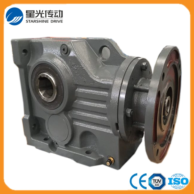 Energy Efficient Bevel Helica Geared Motor Reducer Hollow Shaft Ka Series