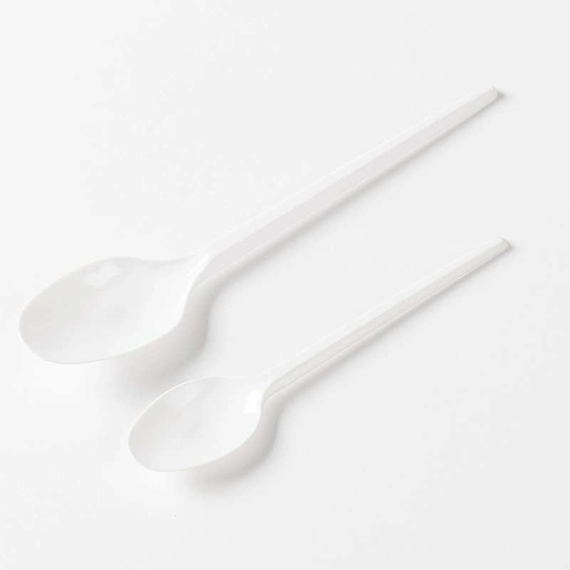 Набор столовых приборов PS Plastic Spoon Fork Disposable High Quality Горячая продажа 2.2g столовые приборы Оптовая фабрика Продать Custom Accept