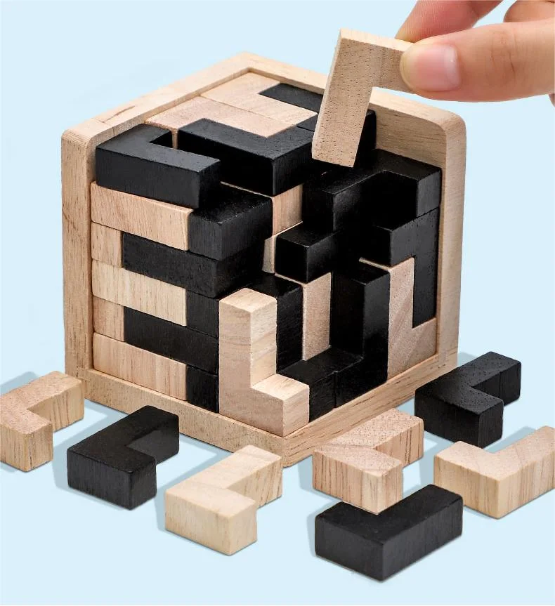 Wooden Toy Magic Cube-54PCS Kids Education