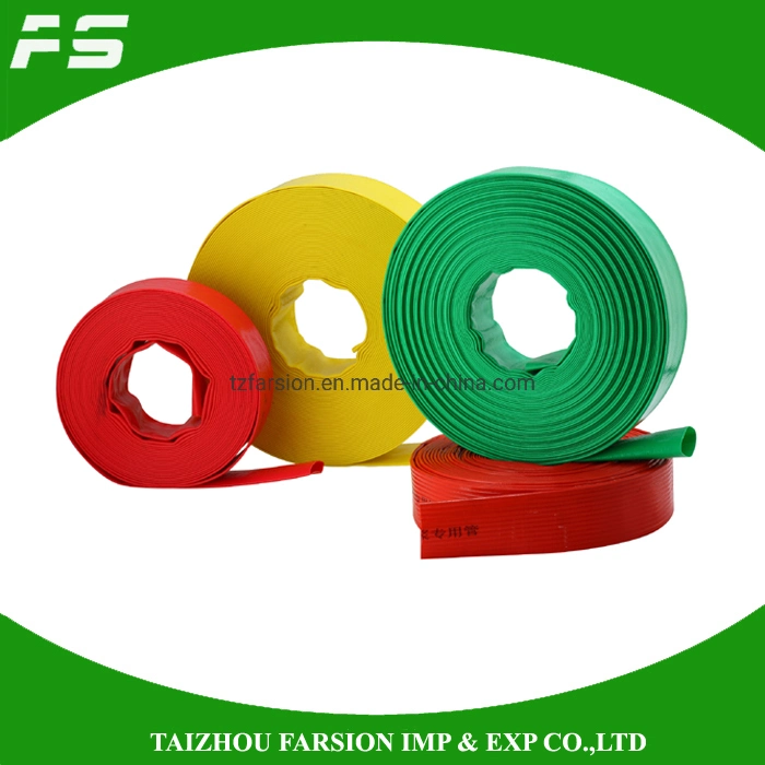 High Pressure PVC Soft Flexible Lay Flat Layflat Agriculture Irrigation Discharge Water Hose Pipe