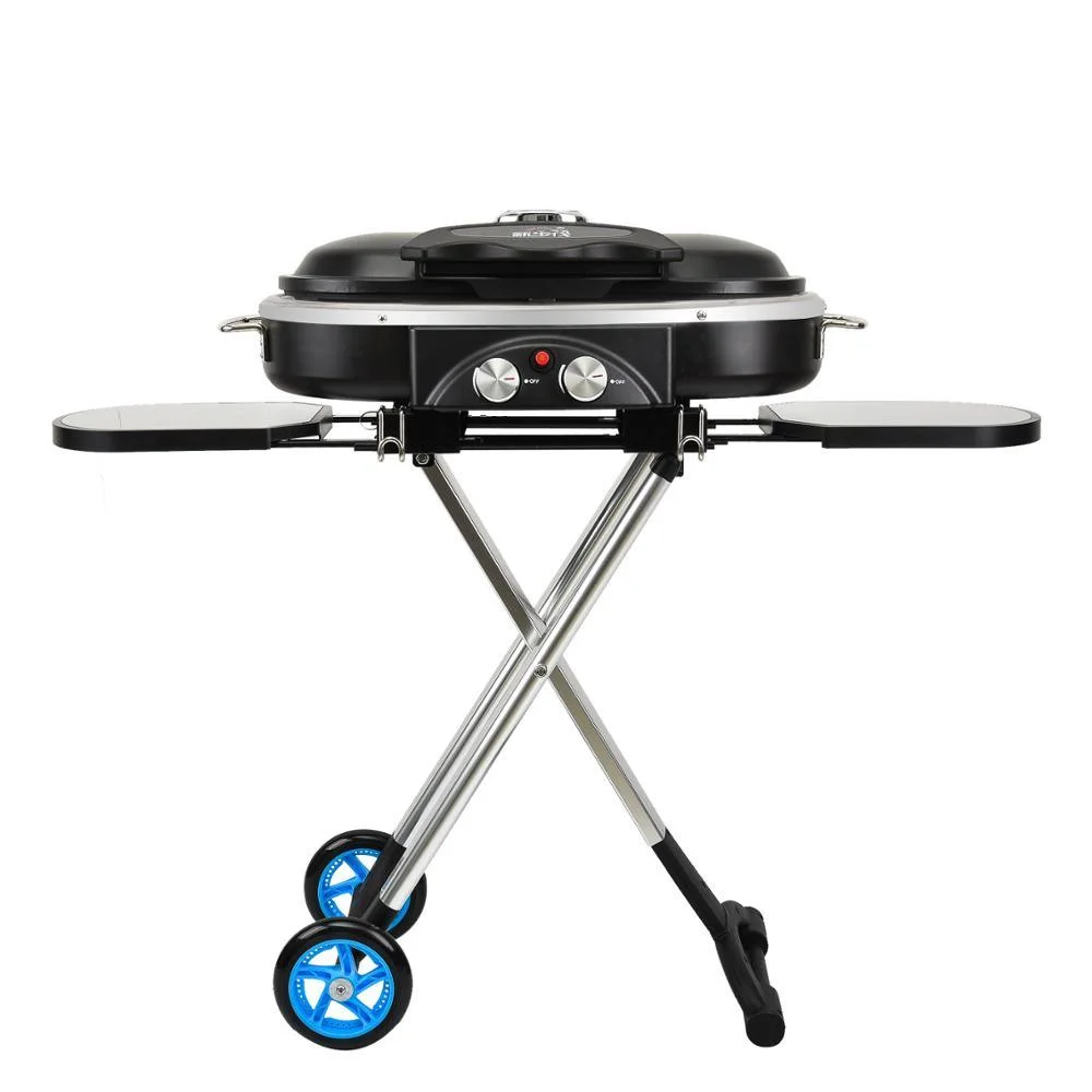 Camping Trolley Barbecue Grill Outdoor Portable Foldable Electric Gas BBQ Gril