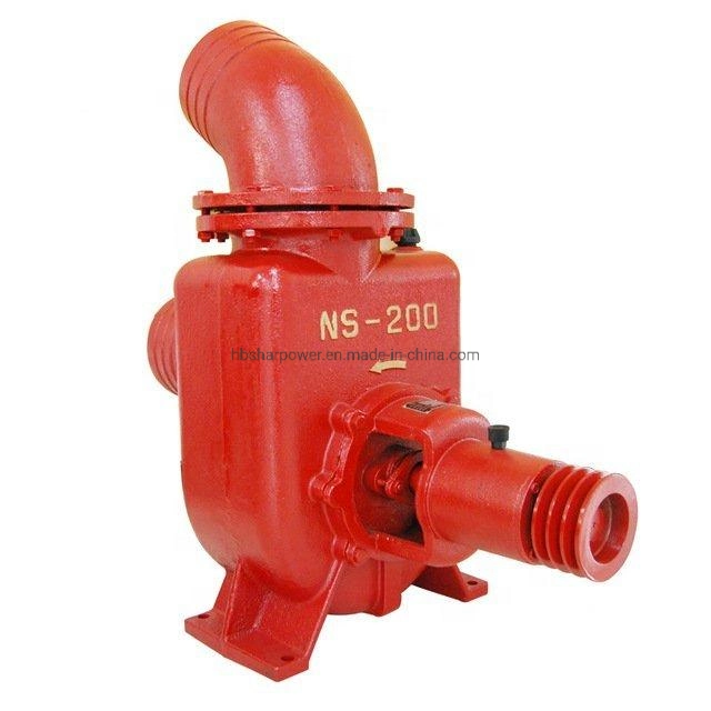 Self-Priming 6 8 Inches High Pressure 150mm 200mm Inlet Outlet Cast Iron Alloy Impeller Pump for Irrigation