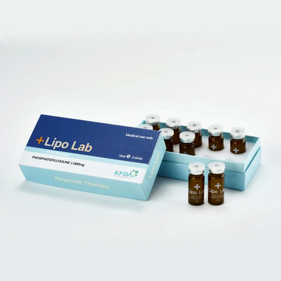 Korea Lipo Lab lipolytische Lipolyse-Lösung 10ml PPC-Lösung Kabellin Fett Auflösung für Weight Loss Slimming Injection Mesotherapie Kybella