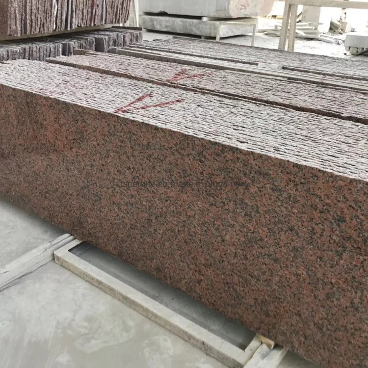 Chino Arce Red Leaf Granite G562 Corte a tamaño azulejos Bandas de peldaños