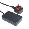 3 Pin UK Plug Power Extension