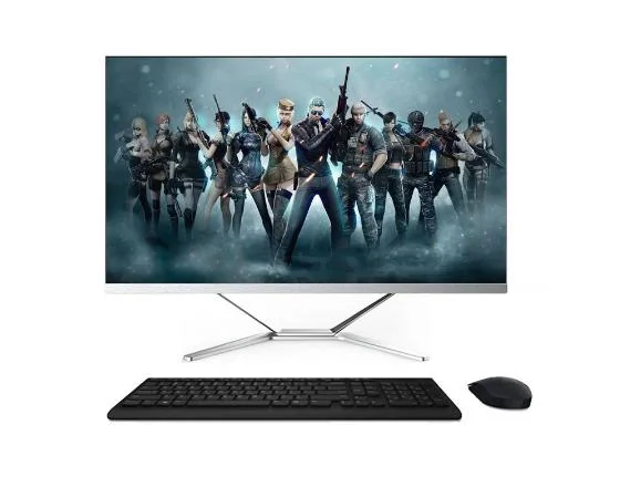 Jogos Yowxii PC branco grossista 23,8" de 21,5 polegadas em um só PC I5 Business PC tudo-em-um Barebone monobloco Aio Computador Desktop