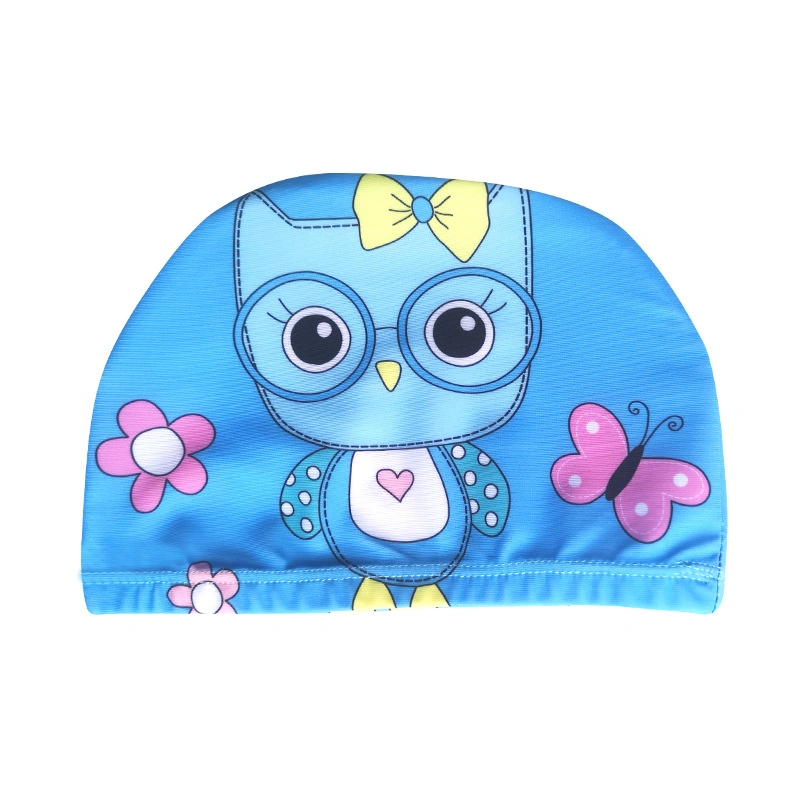 Printing Kid Polyester Cartoon Cute Kids Swim Cap