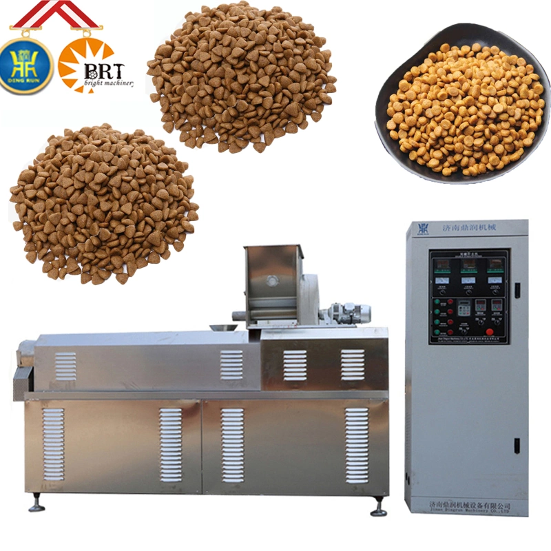 Dry Dog Food Making Extrusion Production Puffed Extruded Pet Pellet Extruder Processing Line