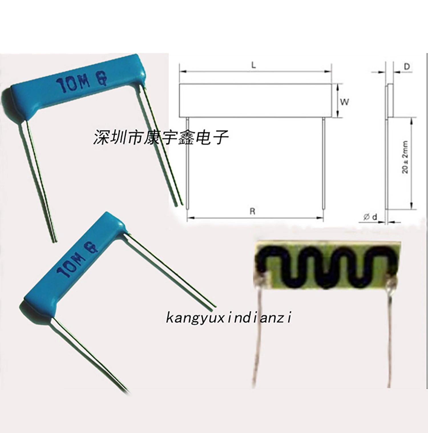 High Voltage Wire Wound Resistors, High Voltage Divider Resistors 0.5W