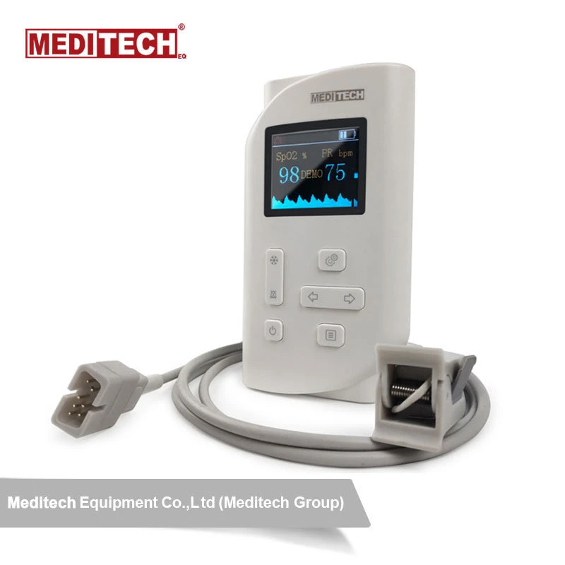 Handpulsoximeter mit mehreren Parametern (SpO2, PR und TEMP)