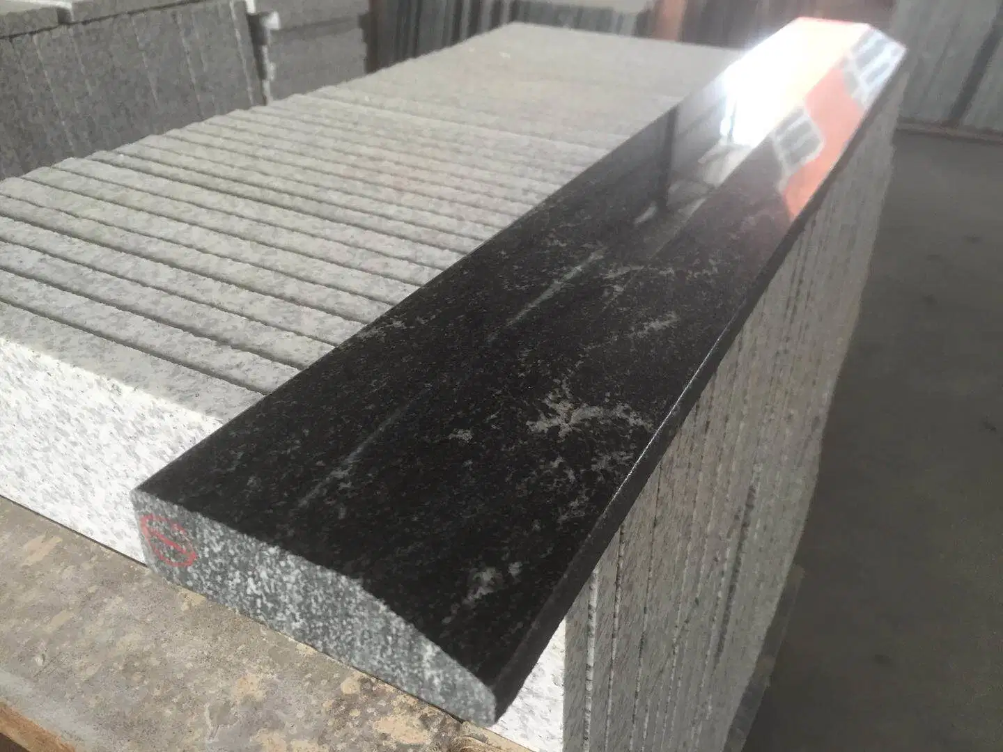 Natural Stone black/white/grey  Cloud Black polished/honed/flamed/Brushed/Sawn Granite slabs for interiors/ exterior/outdoor floor/wall