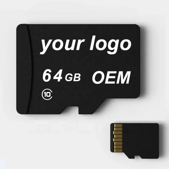 Tarjeta de memoria de 16GB 32GB 64 GB de tamaño de almacenamiento completo