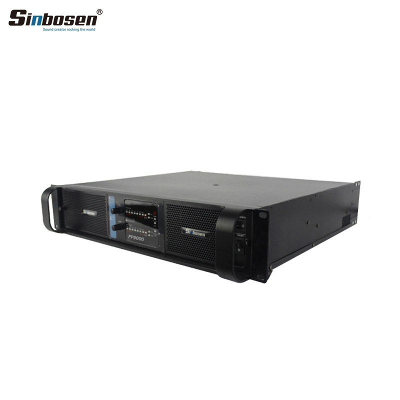 Sonido profesional Sinbosen amplificador estándar FP9000 2channel amplificador de potencia 1800 W