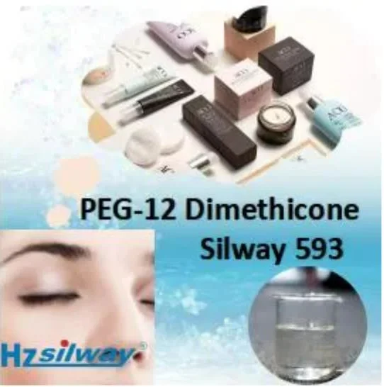 Silway 593 producto potente Peg-12 Dimethicona Poliéter aceite de silicona modificado Para productos de lavado