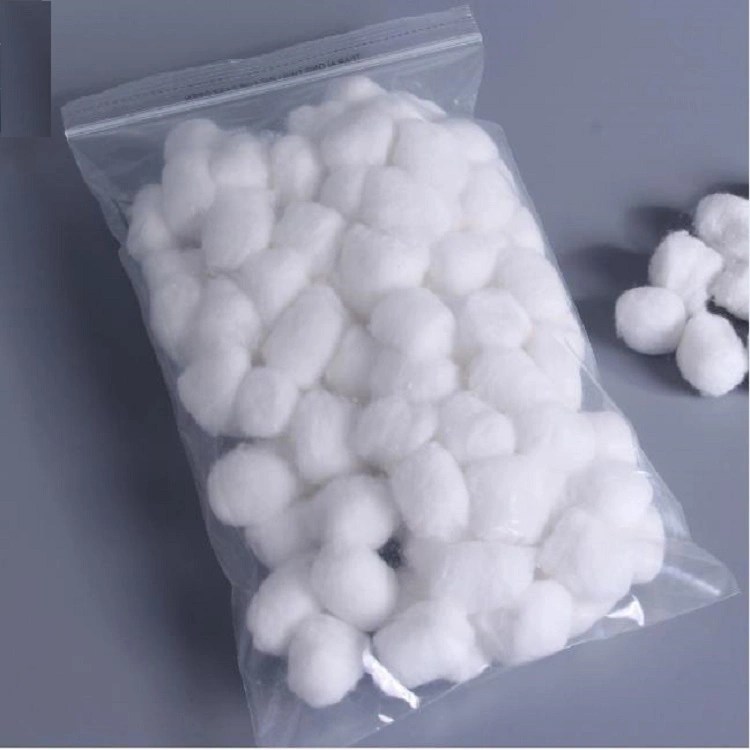 Good Quality Medical Non-Sterile Cotton Balls 100PCS/Bag, 500PCS/Bag