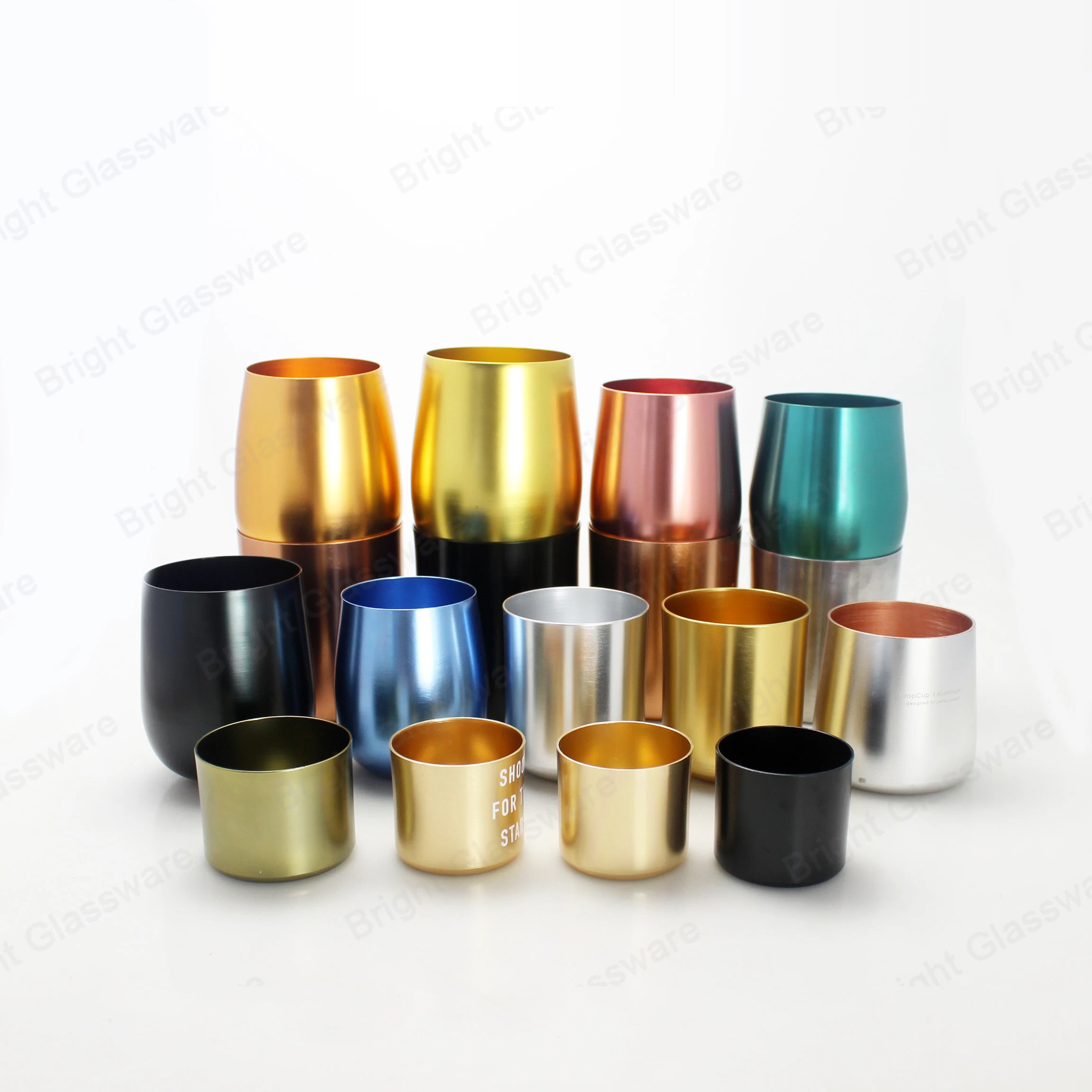 Custom Luxury Colored Aluminum Beer Cup with Lid Wholesale