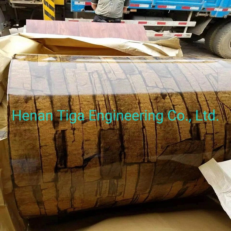 3D Wood Grain PPGI Coil Prepainted Galvanized Steel Sheet