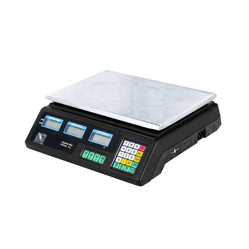 Ts-Acs 30kg 40kg Multiple Materials Cash Register Scale Digital Weighing Scales