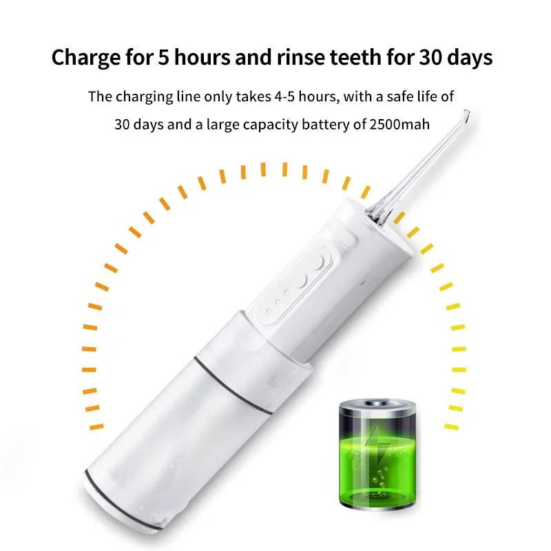 Personal Care Ipx7 Waterproof Scalable Portable Rechargeable Electric Oral Irrigator